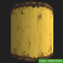 PBR Texture of Banana Skin